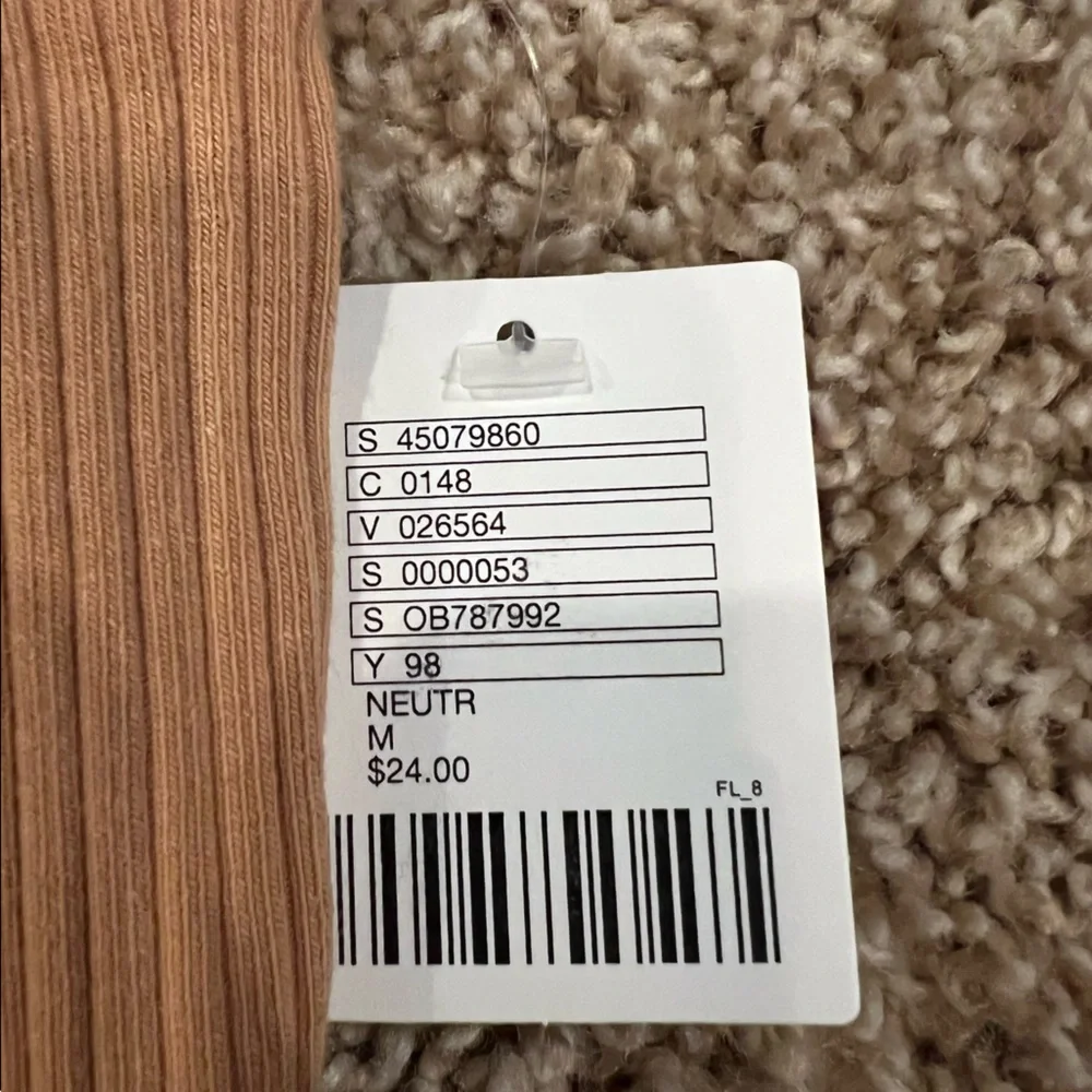 NWT Urban Outfitters Tan Strapless Top/ Tube Top - Picture 4 of 8